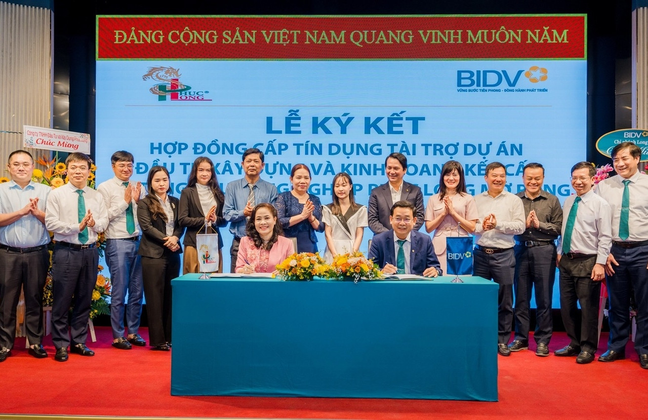 BIDV tài trợ tín dụng dự án khu công nghiệp Phúc Long mở rộng