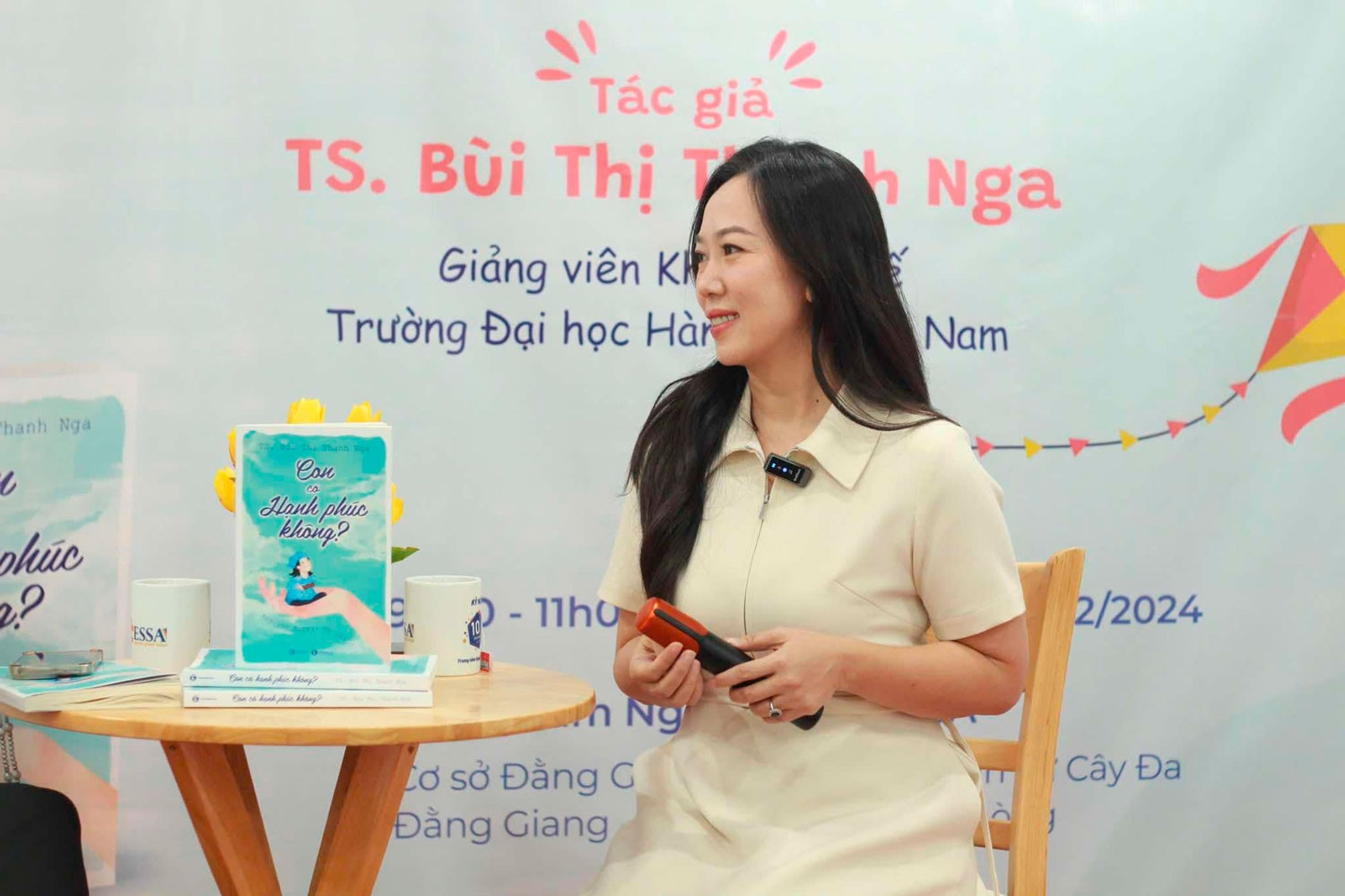 TS. Bùi Thị Thanh Nga và cuốn sách 'Con có hạnh phúc không?'