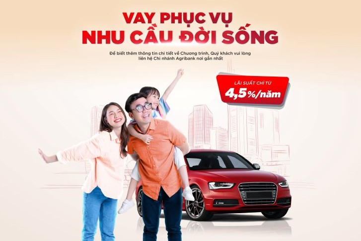 Agribank ưu đãi khách hàng vay vốn phục vụ nhu cầu đời sống