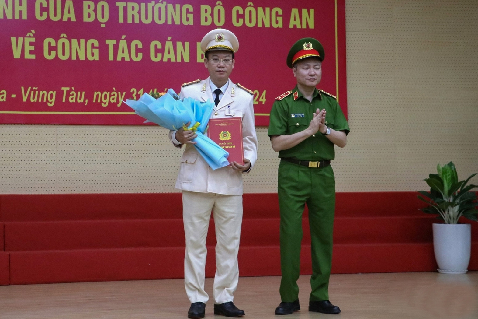 Đại tá Vũ Như Hà làm Giám đốc Công an tỉnh Bà Rịa - Vũng Tàu