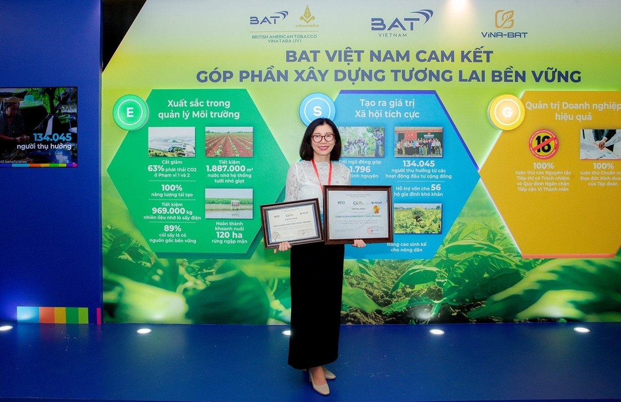 BAT Việt Nam thăng hạng tại CSI 100 Awards 2024