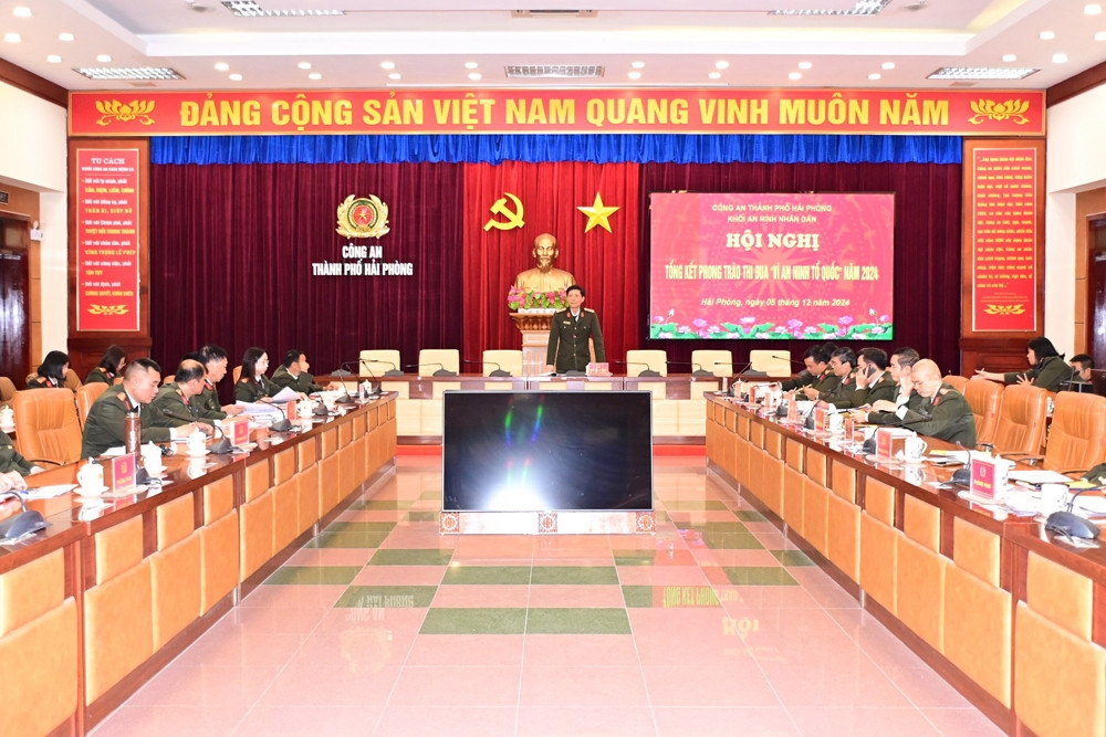 Hải Phòng: Khối An ninh nhân dân tổng kết phong trào ‘Vì an ninh Tổ quốc’