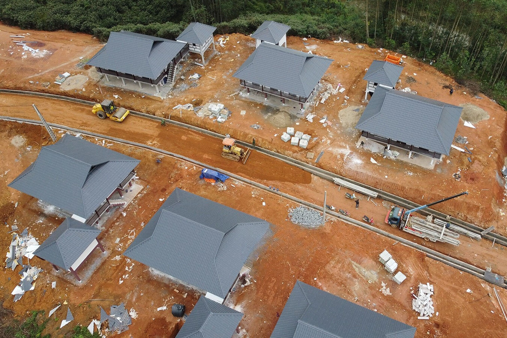 Diện mạo khu tái định cư Làng Nủ sau 80 ngày 'thần tốc' xây dựng