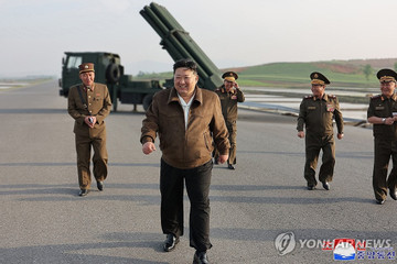 Ông Kim Jong Un thị sát hệ thống pháo binh Triều Tiên, dự bắn thử vũ khí mới