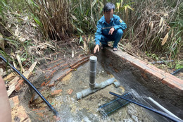 Khu đô thị hiện đại tại Vân Đồn lấy nước trái phép trên rừng về sử dụng?