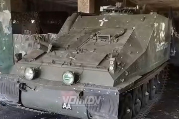 Nga công bố video thu xe bọc thép Anh từ quân Ukraine
