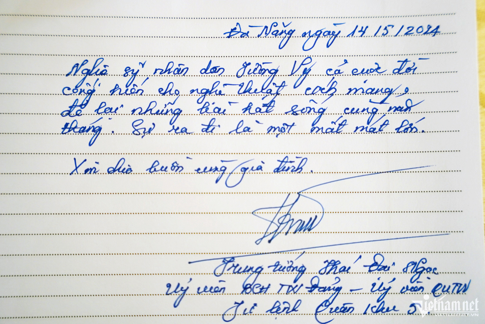 đám tang NSND Tường Vi