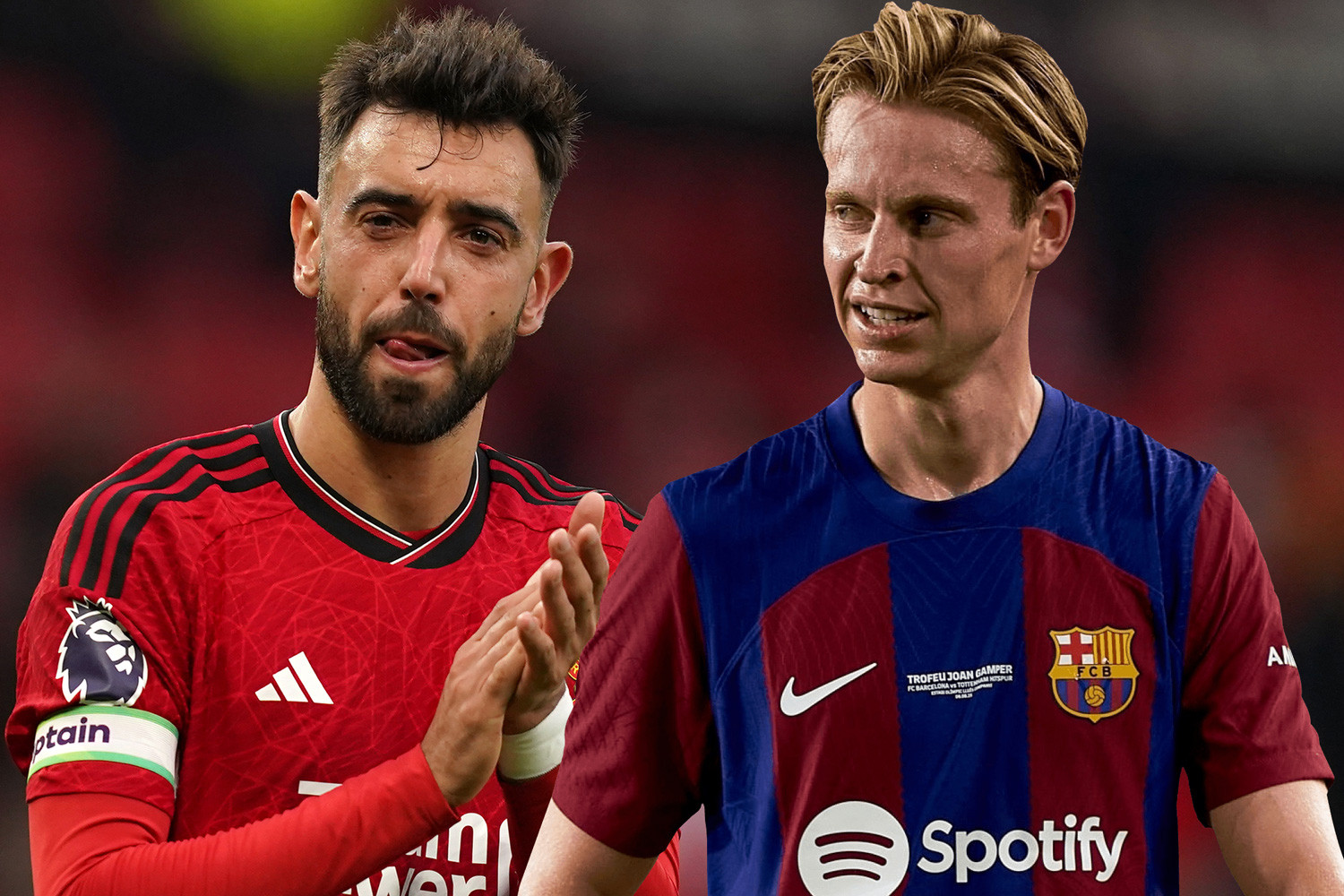 MU đàm phán đổi Bruno Fernandes lấy De Jong