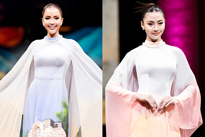 Hoa hậu Ngọc Châu, Xuân Hạnh tôn vinh áo dài lụa nhuộm ở Australia