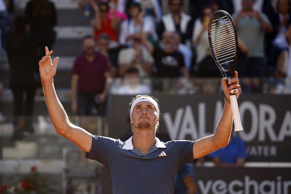 Zverev ngược dòng vào chung kết Rome Masters 2024