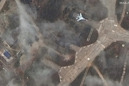 Ảnh vệ tinh tiết lộ thiệt hại lớn ở căn cứ không quân Nga trên bán đảo Crưm