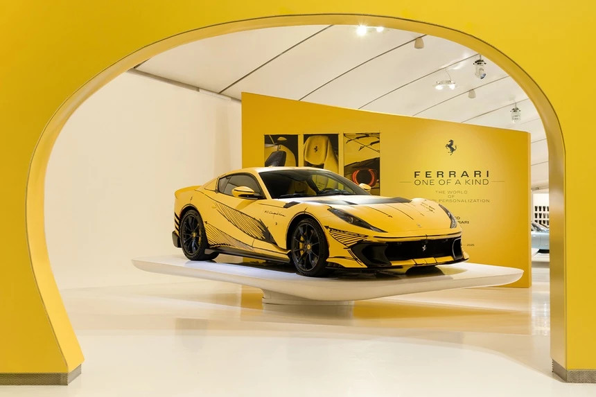 ferrari, trien lam, sieu xe, trung bay, bao tang, Museo Enzo Ferrari Modena, sf90, monza sp1, daytona sp3, 488 spider, 812 gts, 812 competizione, f12tdf, portofino, 360 barchetta anh 6