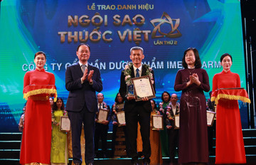 Imexpharm nhận giải thưởng Ngôi sao thuốc Việt