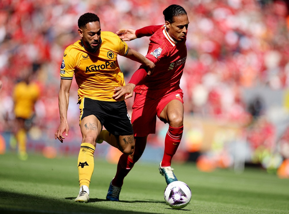 Liverpool thắng dễ ở trận đấu chia tay HLV Jurgen Klopp liverpool vs Wolves 4.JPG