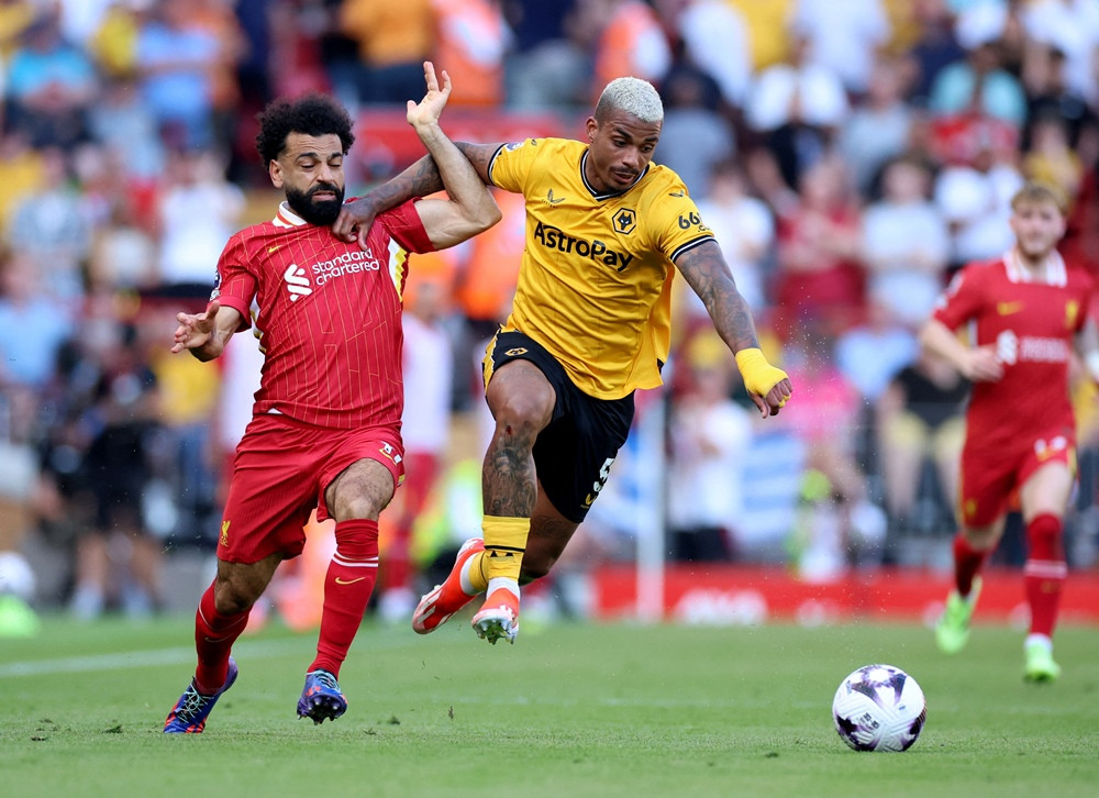 Liverpool thắng dễ ở trận đấu chia tay HLV Jurgen Klopp liverpool vs Wolves 5.JPG