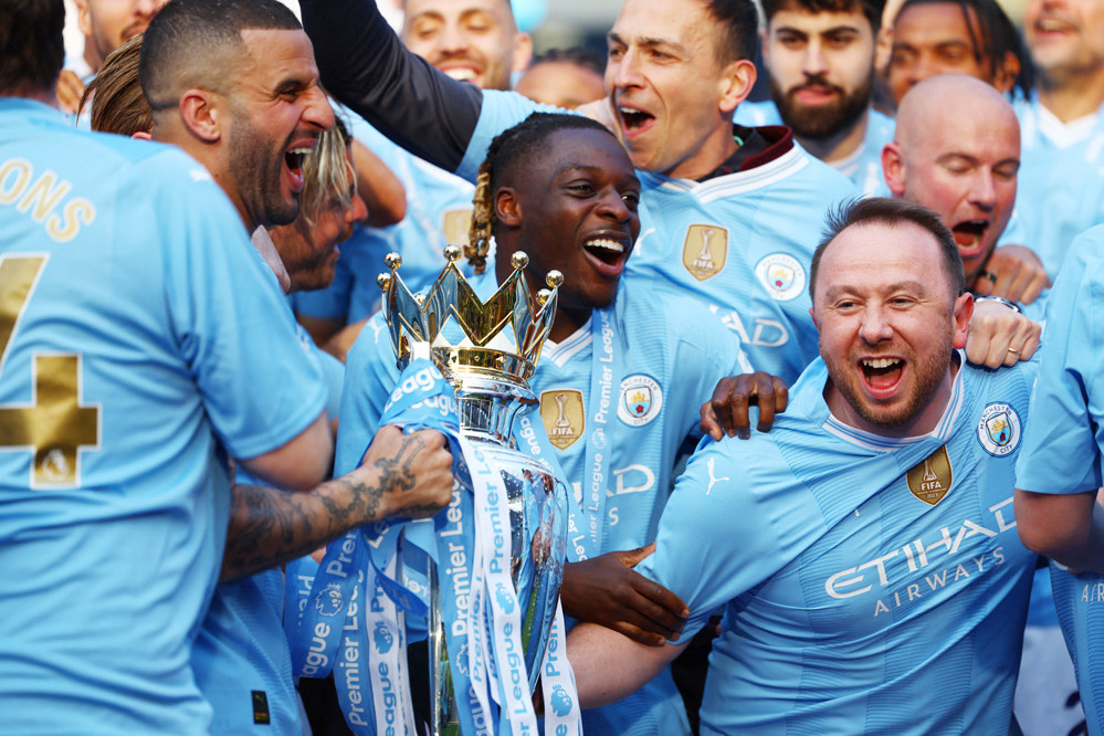 Lễ ăn mừng vô địch hoành tráng của Man City Man City