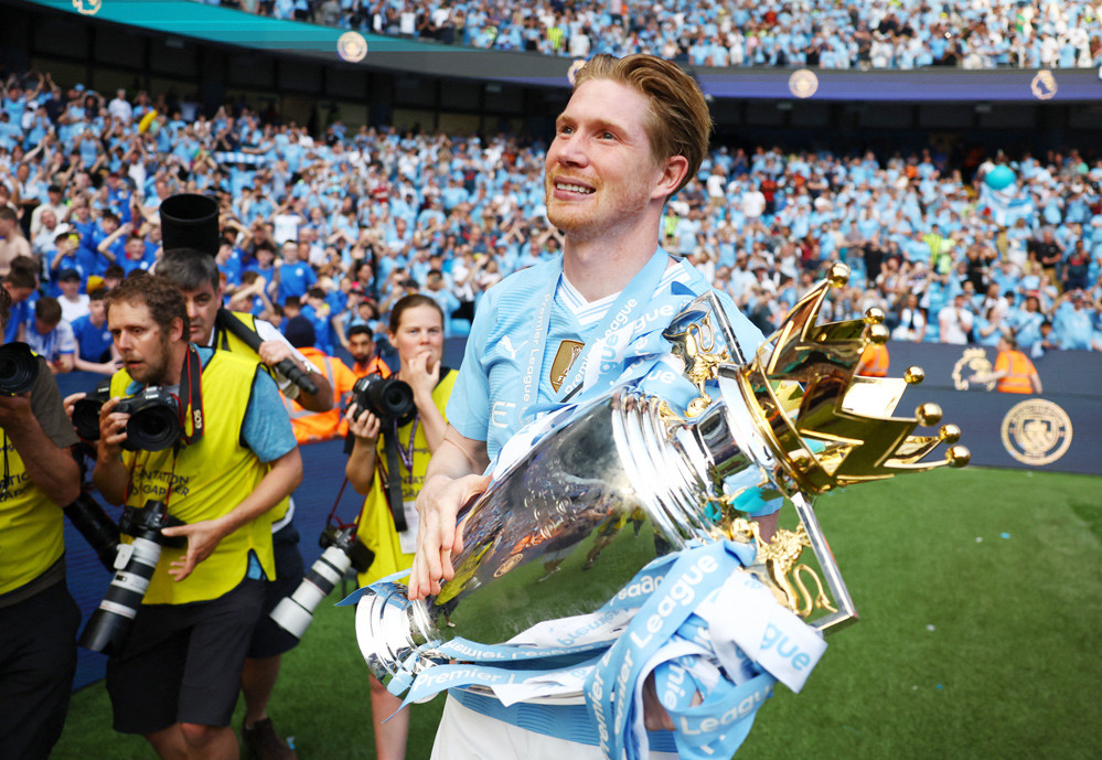 Lễ ăn mừng vô địch hoành tráng của Man City Man City