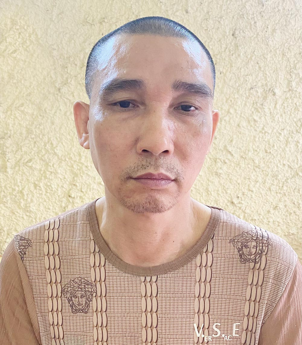 Đối tượng Ngô Văn Đô tại cơ quan công an..jpeg