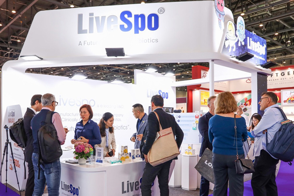 LiveSpo mang bào tử lợi khuẩn Việt tới Vitafoods Europe 2024