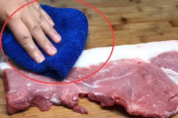 Tại sao phải phủ giẻ lên miếng thịt lợn ở chợ, người bán hàng tiết lộ lý do