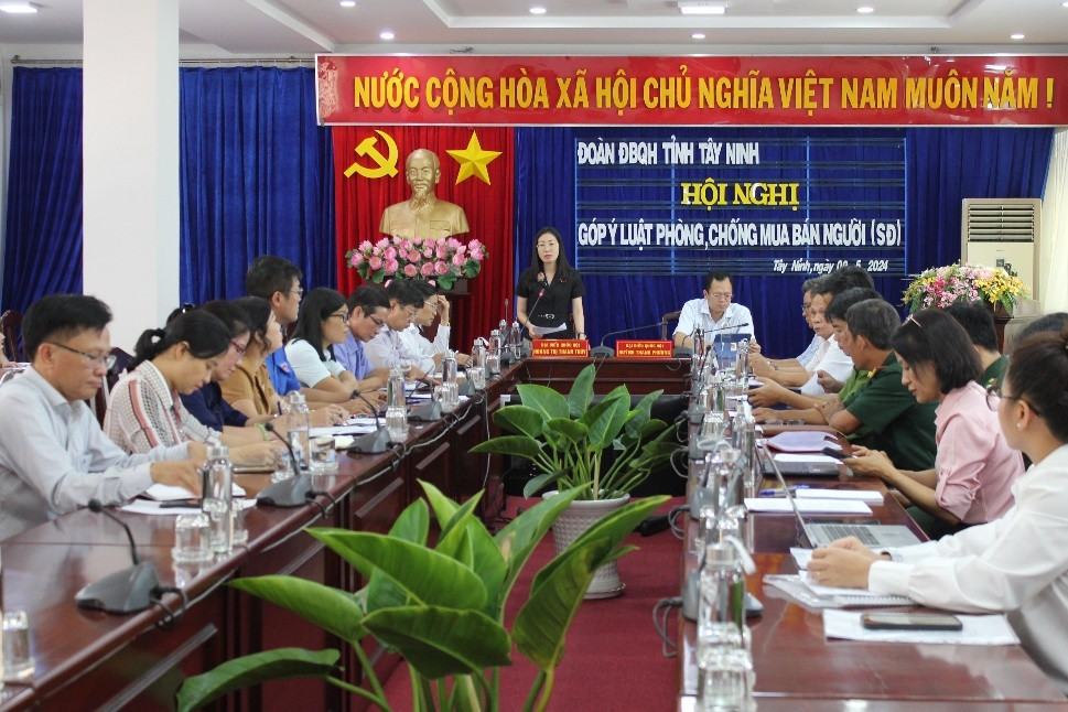 Tây Ninh: Hội nghị góp ý dự thảo Luật Phòng, chống mua bán người (sửa đổi)