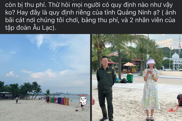 Du khách tố việc thu phí team building ở bãi biển, lãnh đạo TP Hạ Long lên tiếng