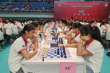 Gần 1300 kỳ thủ tranh tài tại giải vô địch cờ vua trẻ quốc gia