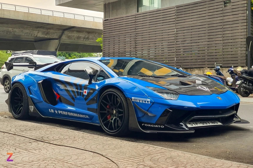 sieu xe,  lamborghini,  aventador,  liberty walk,  xe do,  than rong,  lamborghini aventador,  aventador liberty walk anh 11