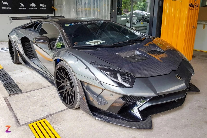 sieu xe,  lamborghini,  aventador,  liberty walk,  xe do,  than rong,  lamborghini aventador,  aventador liberty walk anh 2