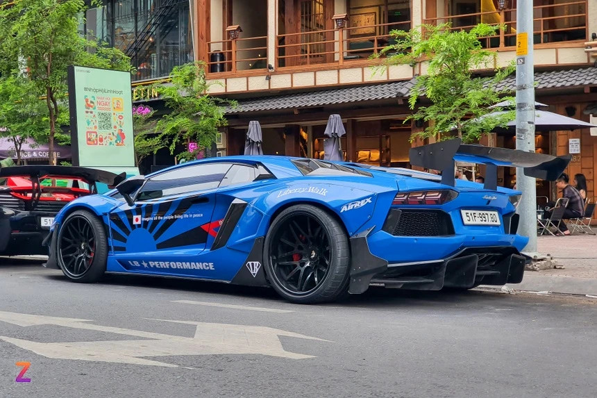 sieu xe,  lamborghini,  aventador,  liberty walk,  xe do,  than rong,  lamborghini aventador,  aventador liberty walk anh 12