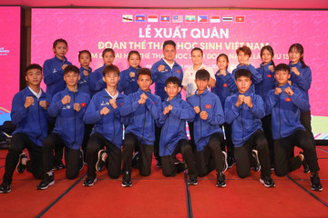 190 thành viên Việt Nam dự Đại hội Thể thao học sinh Đông Nam Á lần thứ 13