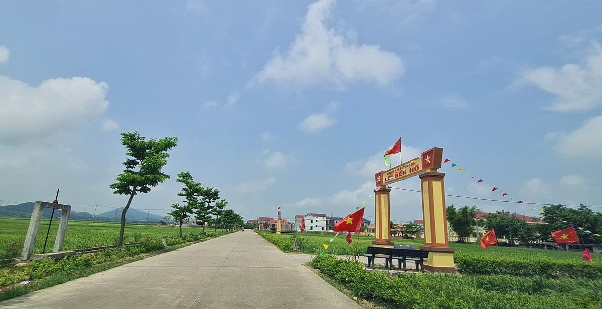 Làng quê Bắc Trạch hôm nay.