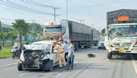 Bản tin trưa 31/5: Tai nạn liên hoàn trên quốc lộ, xe tải lật nhào văng vào lề