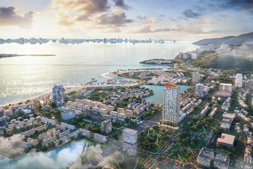 Khu đô thị Halong Marina - bức tranh đa sắc màu dần hiện bên bờ vịnh biển