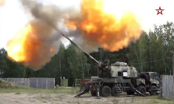 Video pháo binh Nga liên tục ‘trút lửa’ vào quân đội Ukraine ở Avdiivka