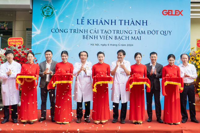 GELEX tài trợ kinh phí cải tạo Trung tâm Đột quỵ Bệnh viện Bạch Mai