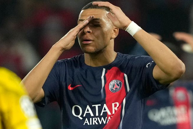 Mbappe tuyên bố nóng tương lai sau khi PSG thua Dortmund