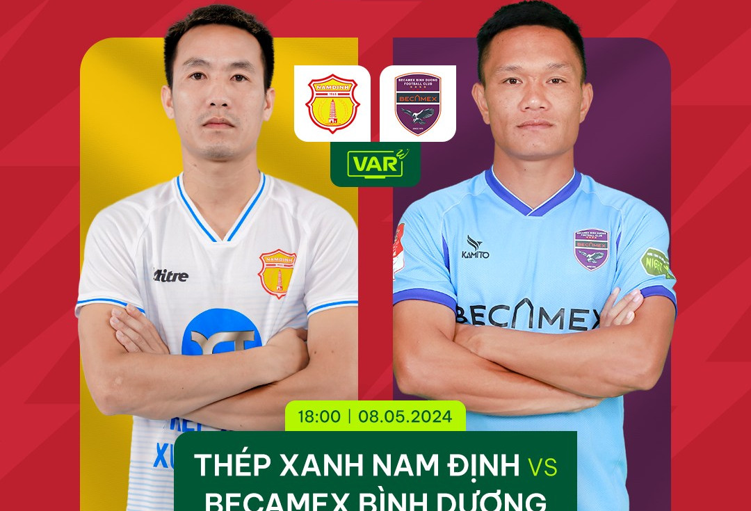 Trực tiếp bóng đá Nam Định vs Bình Dương: Thước đo tham vọng
