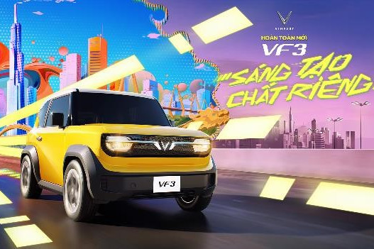 VinFast ra mắt xe điện VF3 giá chỉ từ 235 triệu đồng