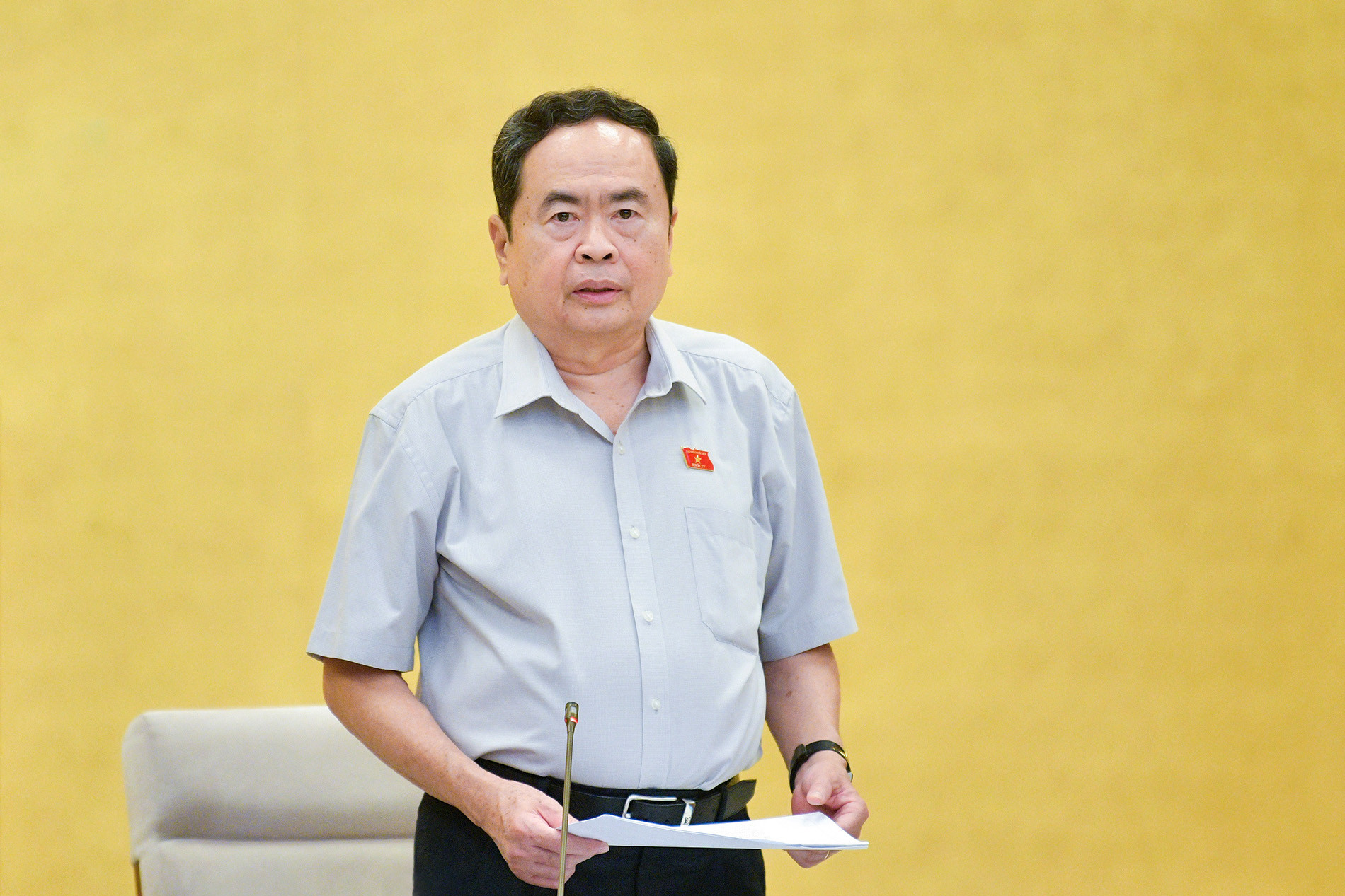  Ông Trần Thanh Mẫn: Khẩn trương xin ý kiến các vấn đề chất vấn tại kỳ họp Quốc hội thứ 7 