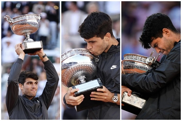 Alcaraz vô địch Roland Garros, ngất ngây với kỷ lục vô tiền khoáng hậu