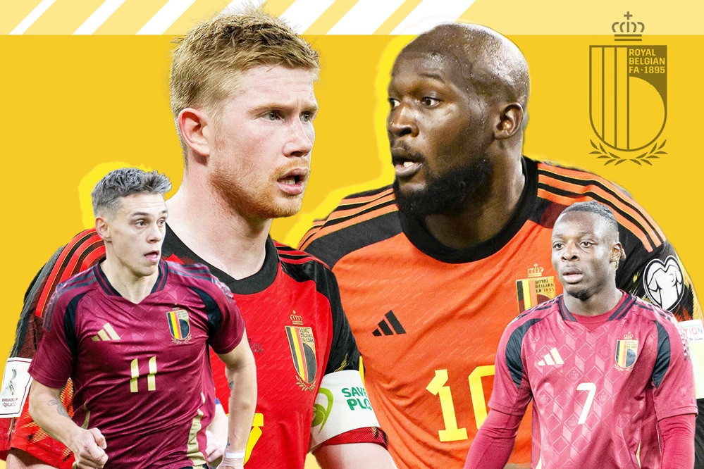 Diện mạo mới tươi sáng của tuyển Bỉ ở EURO 2024