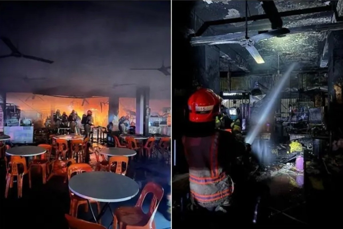 Hỏa hoạn bao trùm khu chợ nổi tiếng Chatuchak của Thái Lan