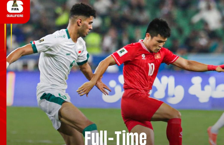 Tuấn Hải ghi tuyệt phẩm trận tuyển Việt Nam chia tay vòng loại World Cup