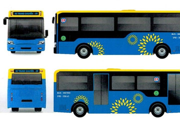 5 mẫu 'áo' giúp hành khách dễ nhận diện xe buýt kết nối Metro số 1