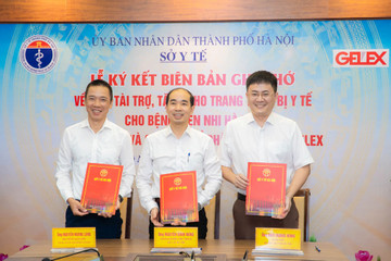 GELEX tài trợ trang thiết bị y tế cho Bệnh viện Nhi Hà Nội