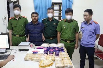'Ông trùm' ma túy xuyên quốc gia sa lưới tại Nghệ An
