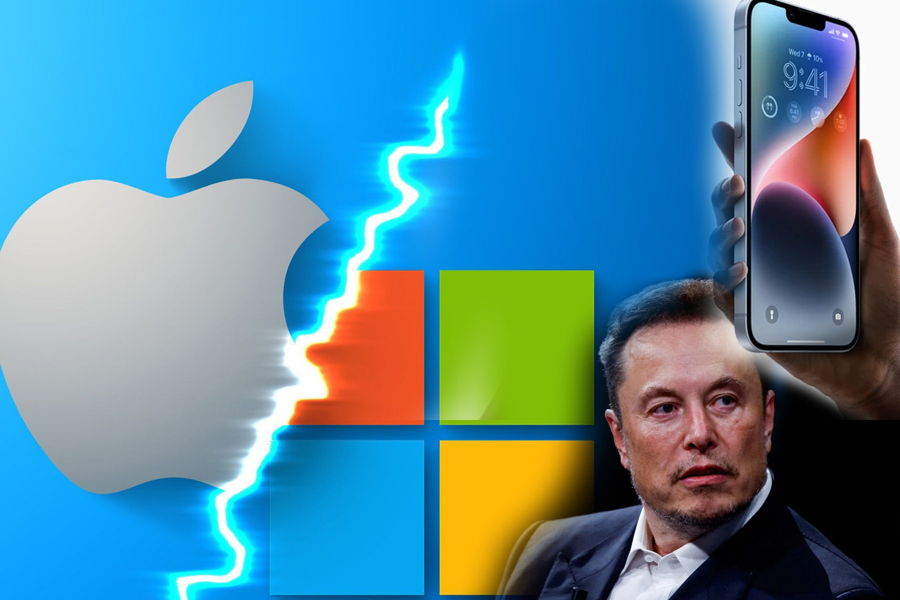 Apple giành lại 'ngôi vương' từ Microsoft, Elon Musk dọa cấm iPhone