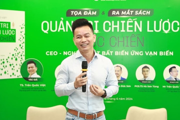 Tiến sĩ từng 9 năm đi bán dép ra sách về quản trị chiến lược thực chiến