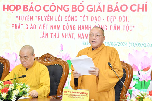 Khơi dậy điều tốt đẹp của đạo Phật bằng những tác phẩm báo chí